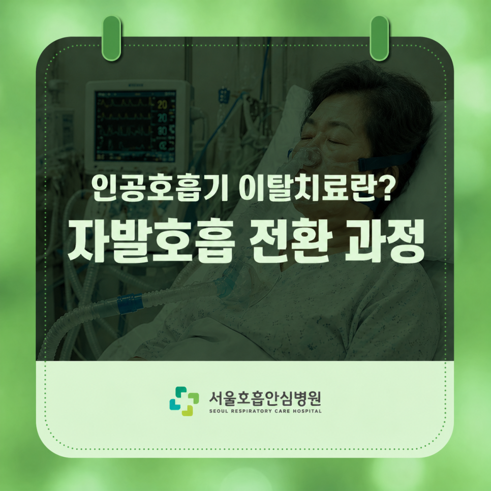 인공호흡기 이탈치료란?